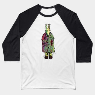 Time travelling raincoat fox Baseball T-Shirt